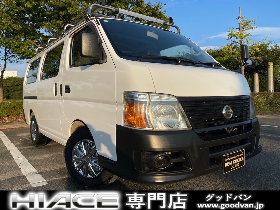 ロングDX 2WD/4WD切替式 ロングDX ディーゼルターボ ルーフキャリア オートマ 3人乗り 両側スライドドア 3,000cc エアコン パワーステアリング 運転席パワーウインドウ エアバッグ E25系