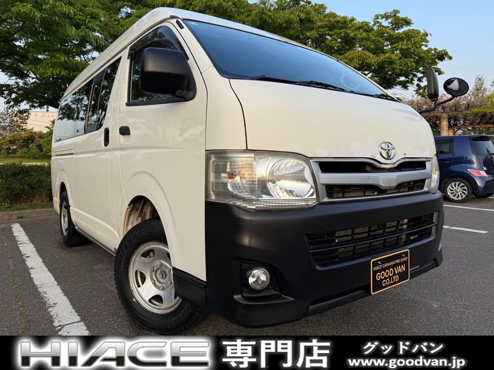 ロングDX 4WD ディーゼルターボ ハイルーフ 両側スライドドア オートマ 6人乗り フォグランプ キーレスエントリー SDナビ ETC パワーヒート タイミングベルト交換歴有 3,000cc エアコン PW