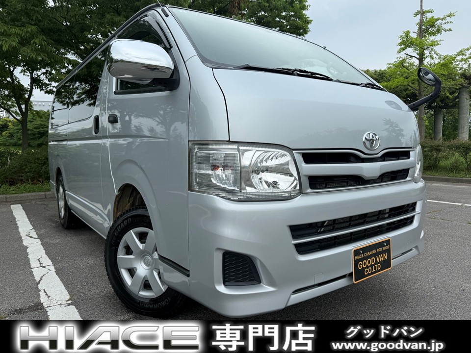 ロングDX 4WD ディーゼルターボ オートマ 両側スライドドア キーレスエントリー ETC テレビ ナビ バックカメラ 3人乗り 積載量1000キロ エアコン パワステ パワーウインドウ 関東仕入れ 事故歴なし