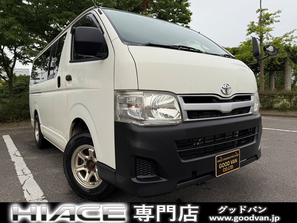 ロングDX 4WD ディーゼルターボ オートマ 両側スライドドア 6人乗り キーレスエントリー リヤヒーター ETC エアコン パワーウインドウ パワステ 200系 積載量1000キロ 東海仕入れ 1KDエンジン