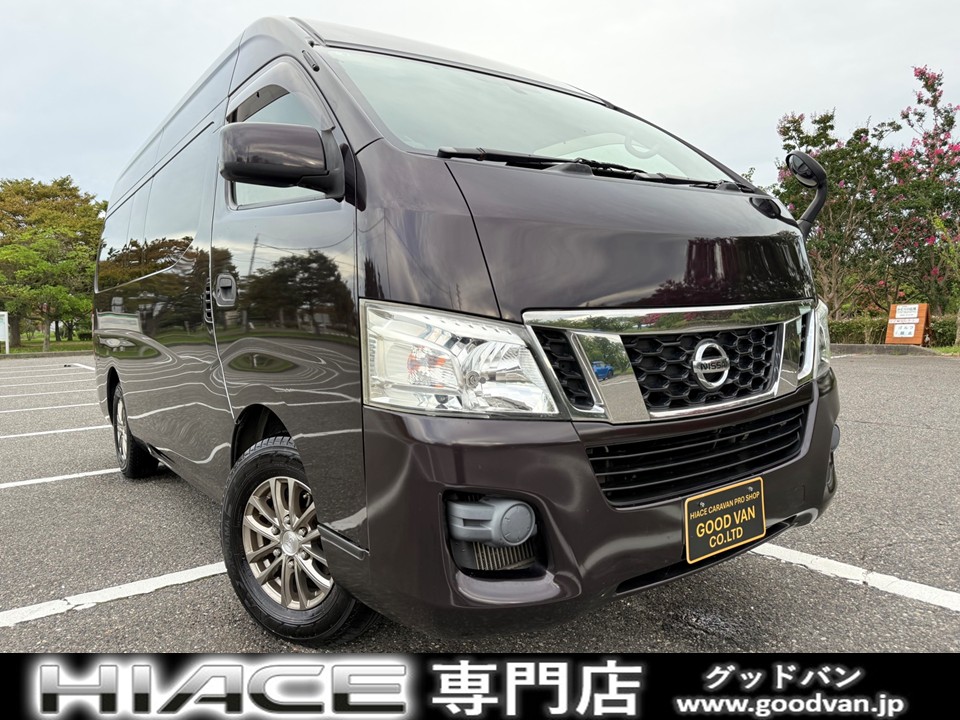 切替４ＷＤ　ディーゼルターボ　ハイルーフ　Ｓロング　９人乗り　オートマ　キーレス　電動格納ミラー　ＥＴＣ　フルセグＴＶ　ナビ　バックカメラ　Ｂｌｕｅｔｏｏｔｈ　リアヒーター・クーラー　アルミホイール